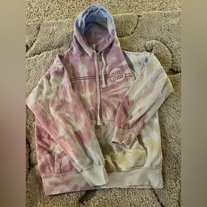 Tye dye Santa Cruz hoodie size S
